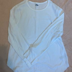 White long sleeve thermal